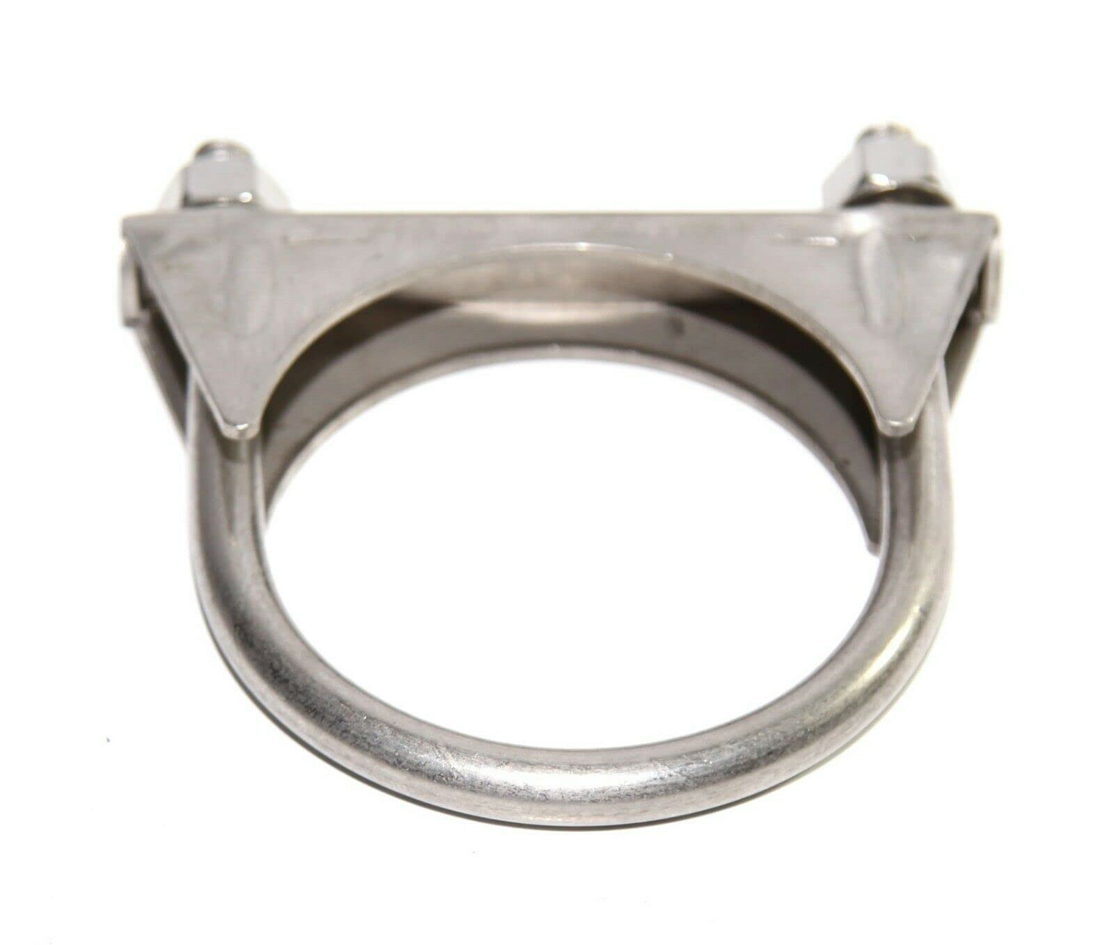 Heavy Duty 2.75'' (2 3/4 Inch) Universal Stainless Steel U-Bolts Clamps With Saddle Flange For Exhaust Tail Pipe