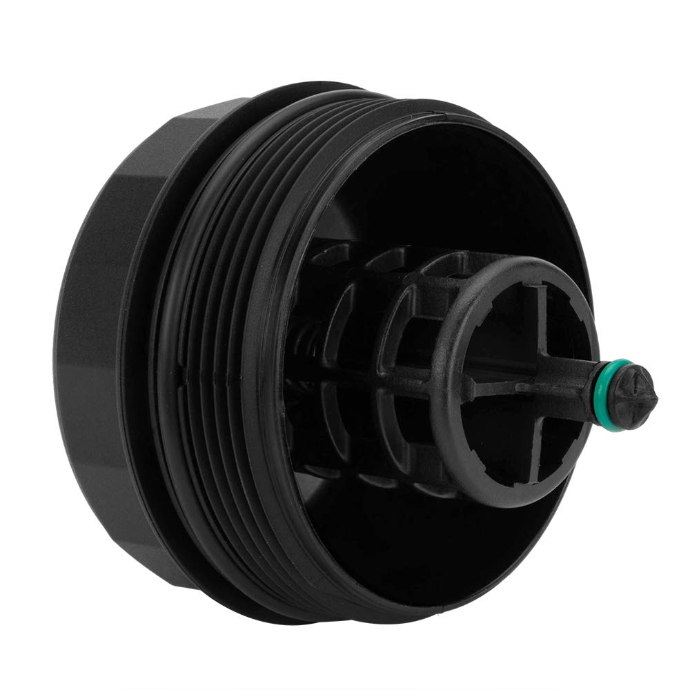 ONER AUTO PARTS Oil Filter Housing Cover Cap for BMW 11427525334, Black, ABS