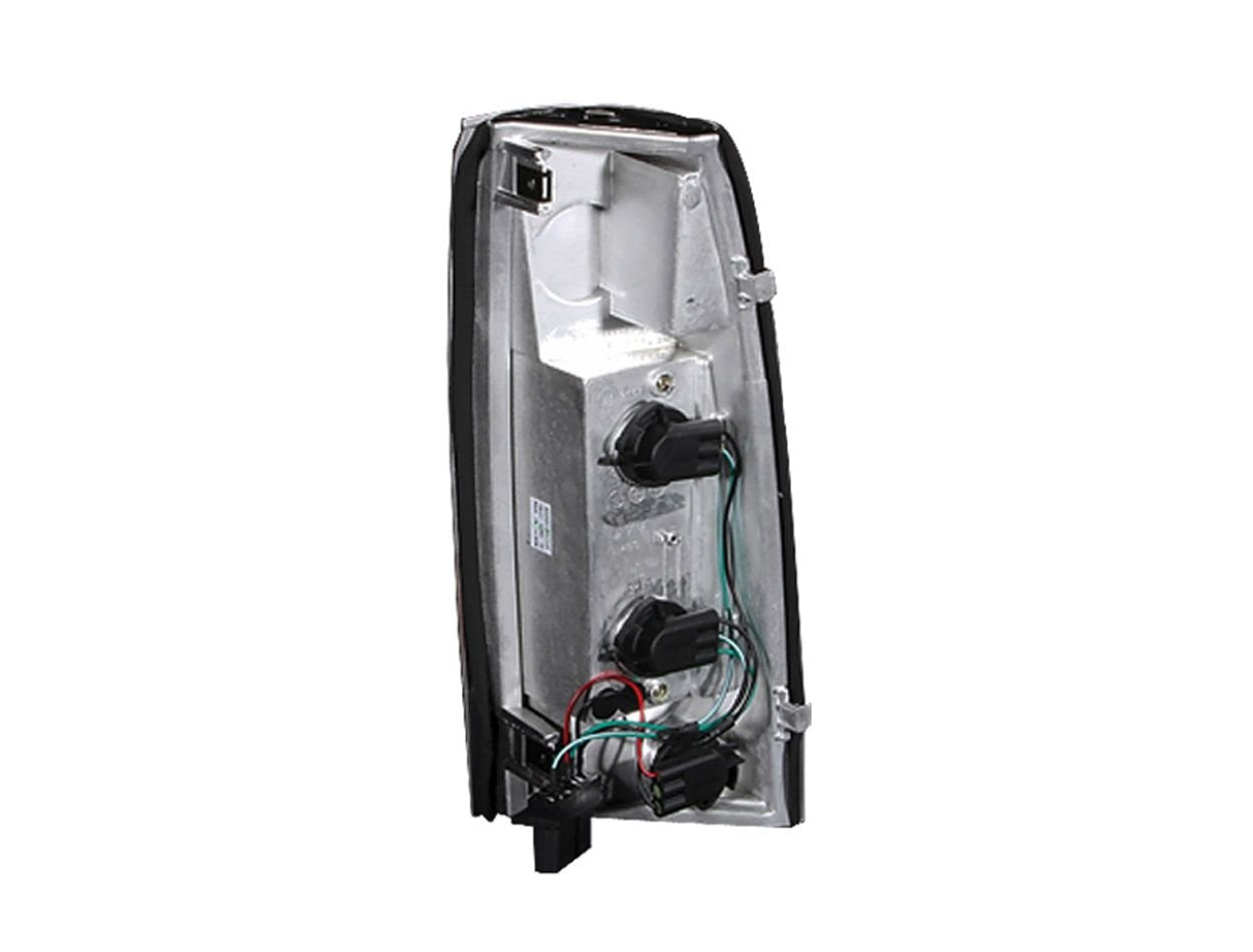 Anzo Usa 211140 Chrome Euro Tail Light Set-Red/Clear Lens