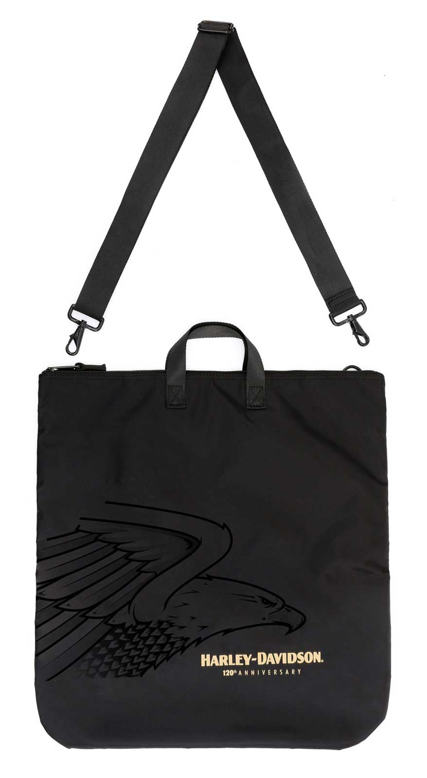 Harley-Davidson 120Th Anniversary Helmet Bag, Water-Resistant Nylon - Black