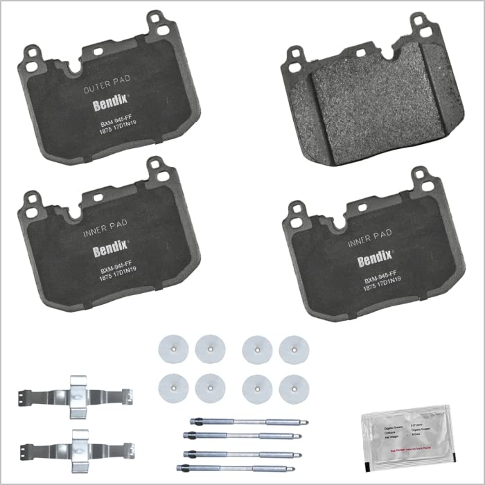 Bendix Priority1 Cfm1875 Semi-Metallic Front Brake Pads For Select Models Bmw 228I Gran Coupe,228I Xdrive Gran Coupe,M235I Xdriv