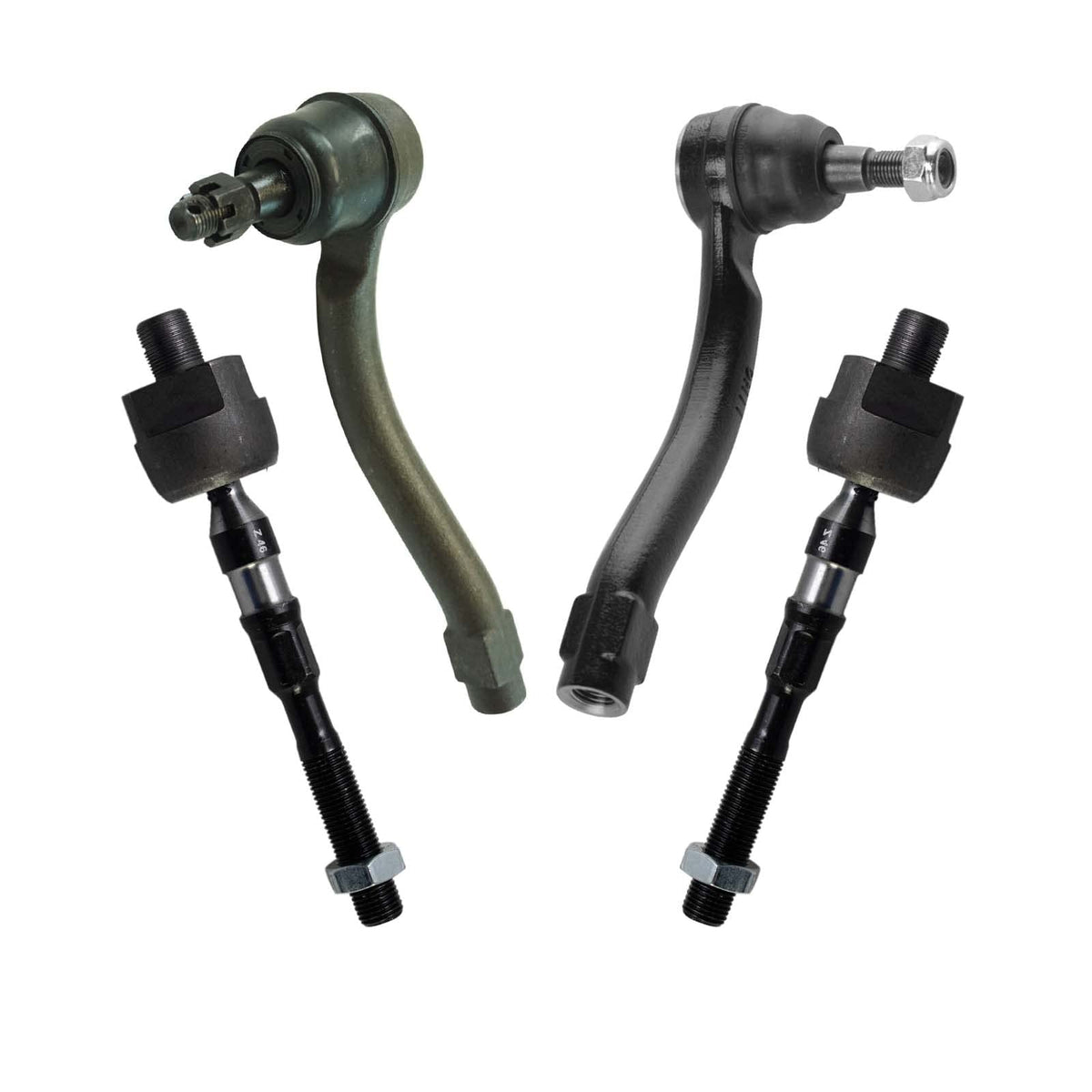 Trq Front Tie Rod Set Compatible With 2008-2012 Infiniti Ex35 2013 Ex37 2014-2019 Q50 2014-2018 Q60 2014-2017 Qx50