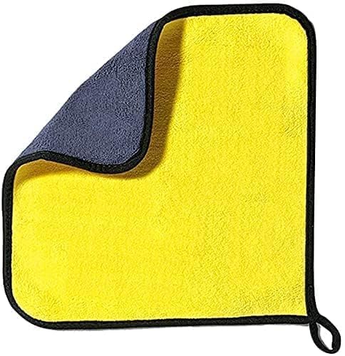 HARJAG ENTERPRISE Microfiber Cloth for Car Cleaning & Detailing DualSided Plush Microfiber Towel Super Absorbent Cleaning Rag f