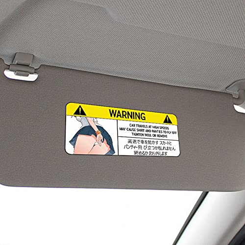 Earlfamily 5.1'' Funny Car Sticker For Panties Warning Peek Slap Decal Anime Vinyl Jdm Window Wall Diy Stickers Scratch-Proof Decor