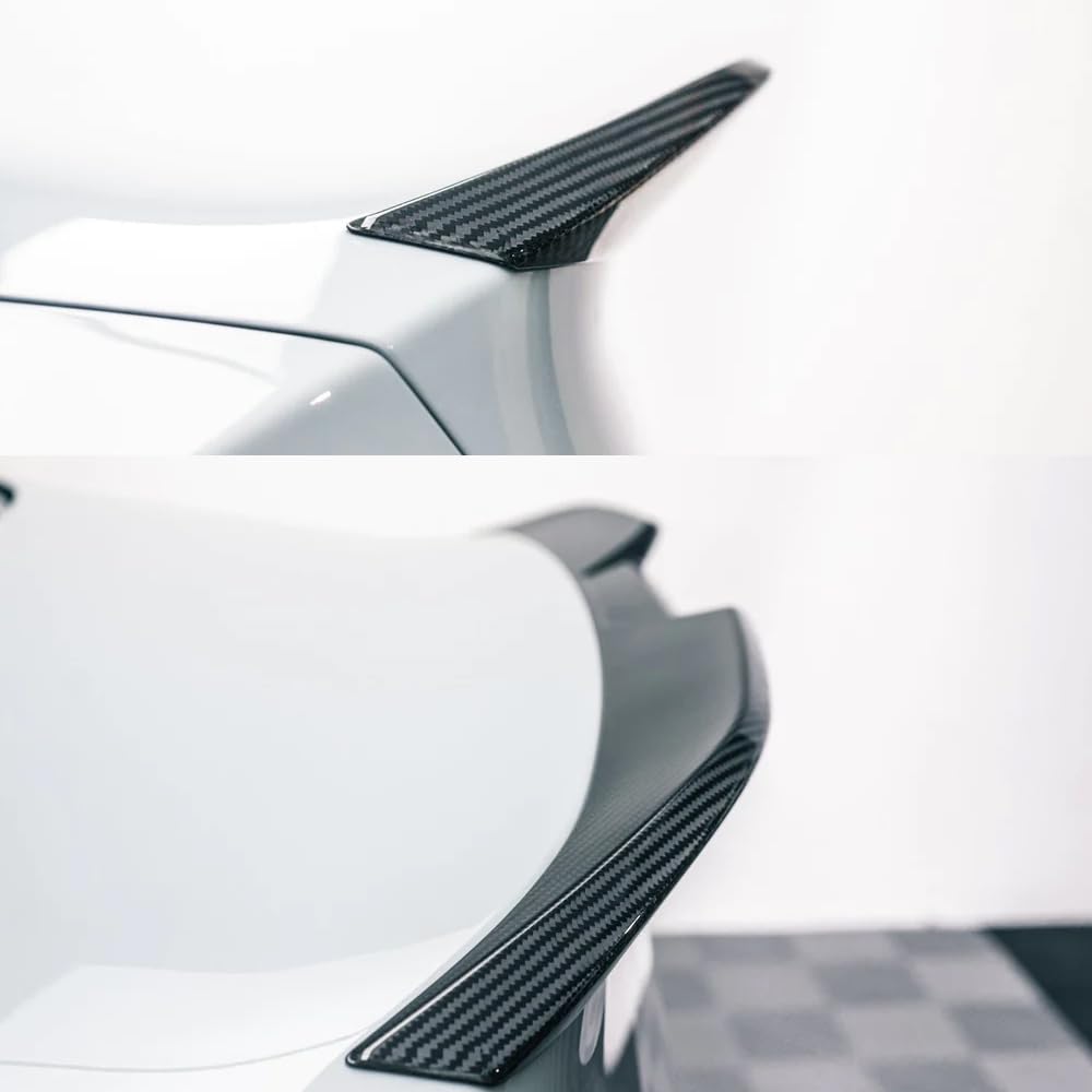 Real Carbon Fiber Rear Trunk Spoiler Wing For 2022-2024 Bmw 2-Series G42 M240I & G87 M2 Coupe
