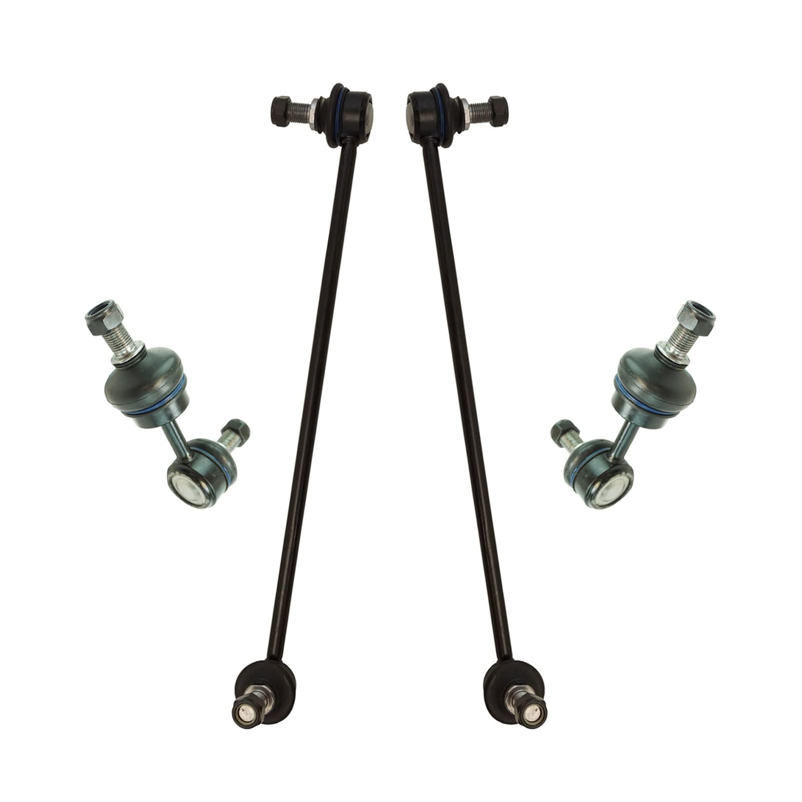 Trq Front & Rear Sway Bar Stabilizer Link Set Compatible With 2011-2012 Hyundai Sonata Kia Optima