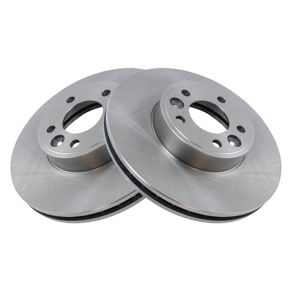 Trq Front Brake Rotors Set Vented Compatible With 1998-2002 Ford Crown Victoria Lincoln Town Car Mercury Grand Marquis