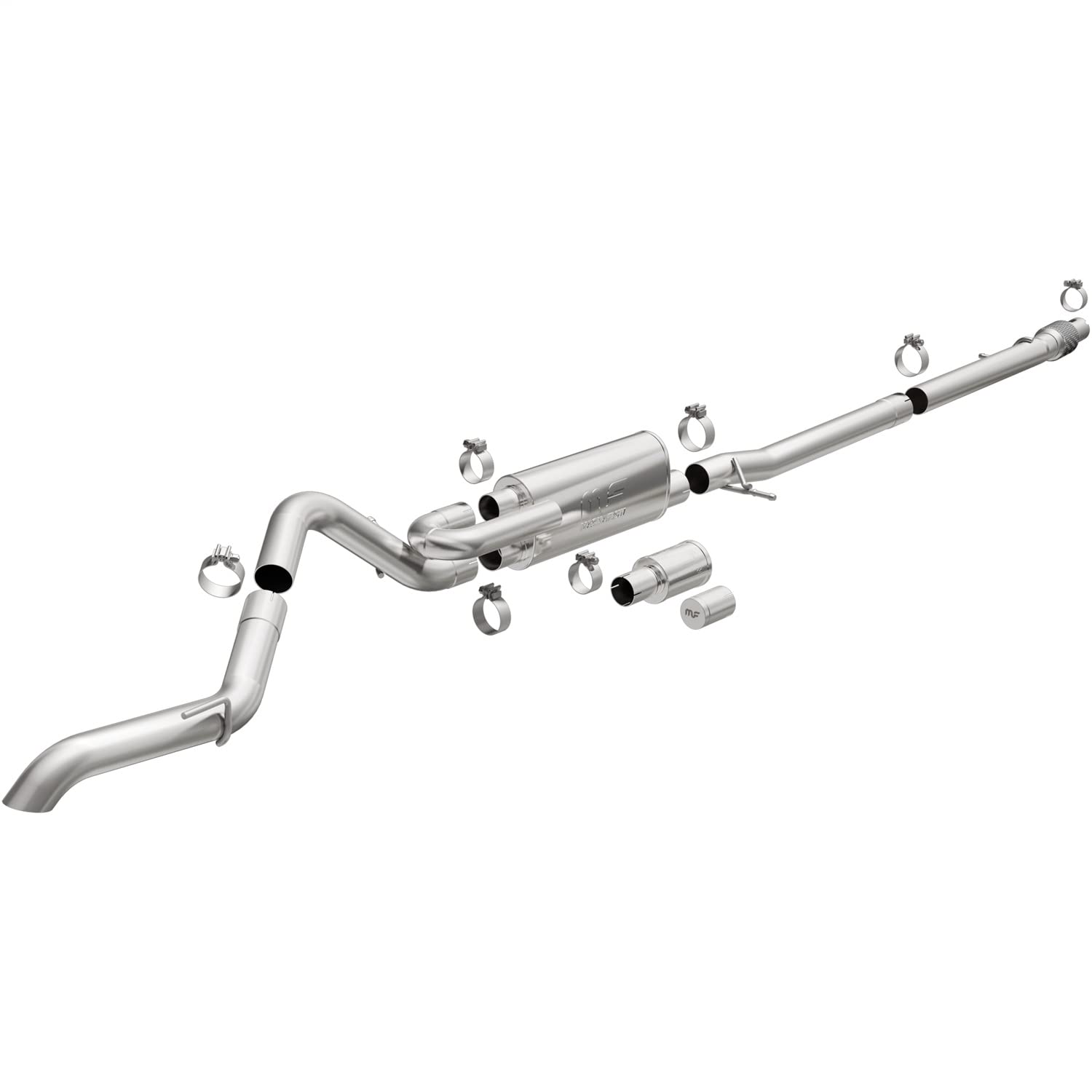 Magnaflow Performance Exhaust System 19605: Cat-Back, Overland Series, For 2019-2023 Ford Ranger, Single Straight Driver Side Rear Exit Style