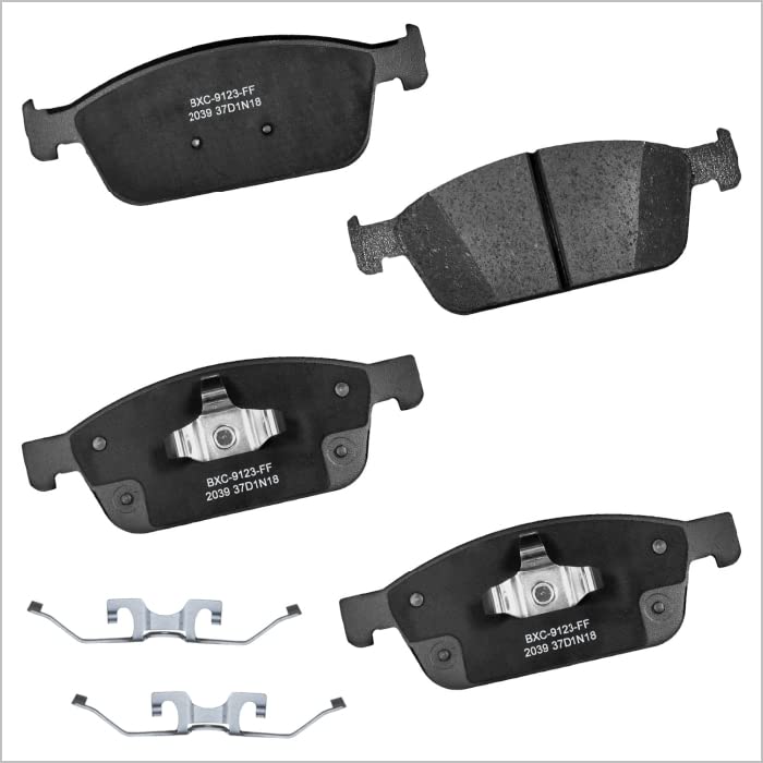 Bendix Premium Sbc2039 Ceramic Front Brake Pads For Ford Escape 2019-2017, Transit Connect 2017-2014, Lincoln Mkc 2019-2018
