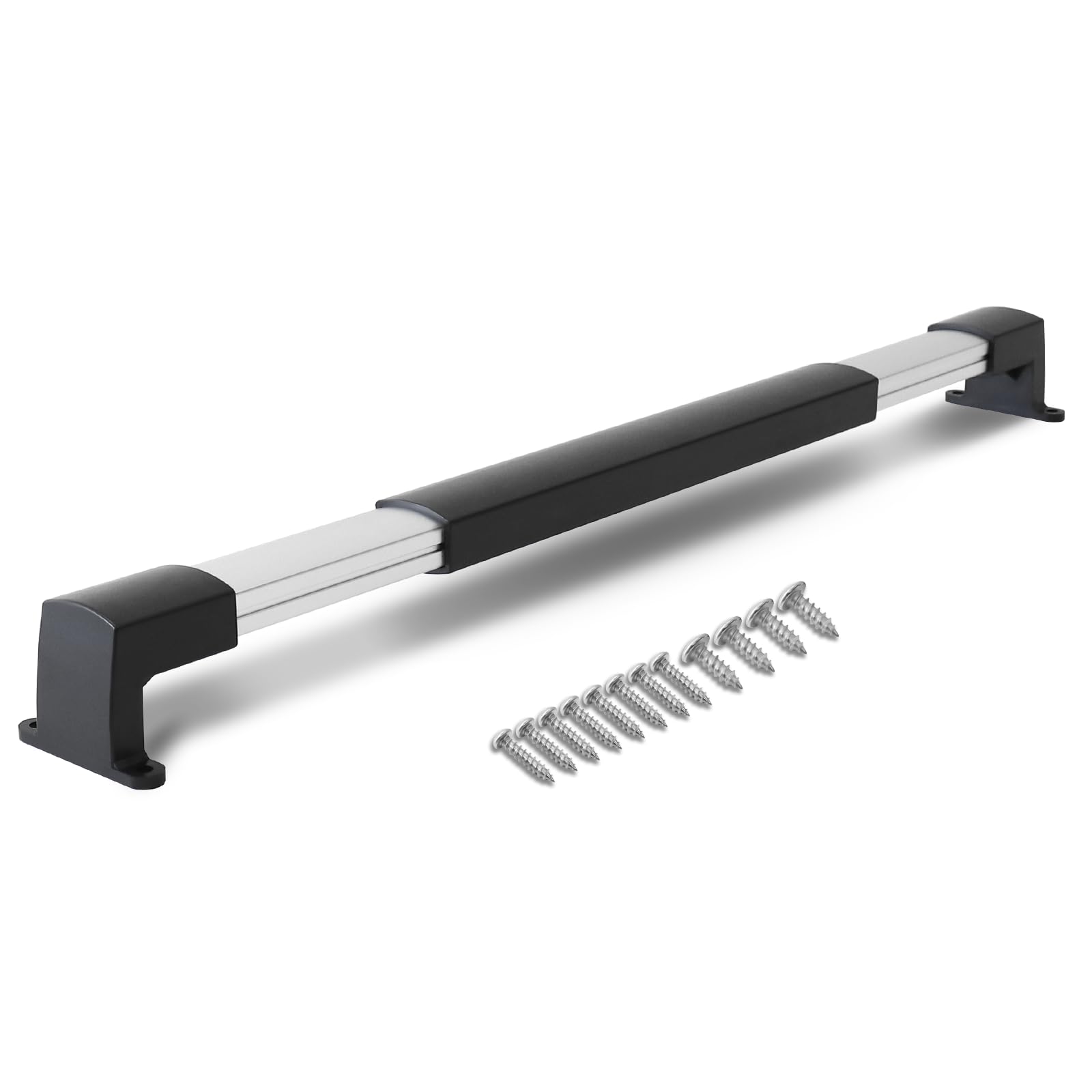 Gekufa RV Screen Door Cross Bar Handle for Motorhome Camper Trailer,Adjustable from 21-5/8    to 28-5/8   ,with Non-Slip Grip Ea