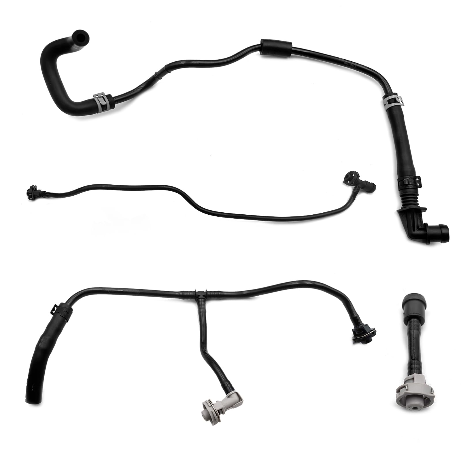 8W0121081BL Coolant Radiator Reservoir Tank Overflow Hose Fit for Audi A4 A5 S4 S5 8W0121081BK 8W0121081AN 06L121081K