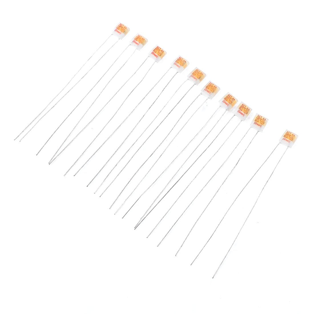 uxcell 250V 2A 130C Circuit Cut-off Temperature Thermal Fuse 10Pcs White Silver