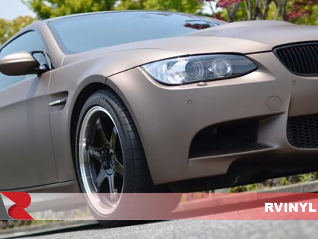 3M 2080 Series M209 Matte Brown Metallic Dual Cast Lustrous Vinyl Car Wrapping Film - 1Ft X 1Ft - 1Sq Ft - Bubble Free Vehicle S