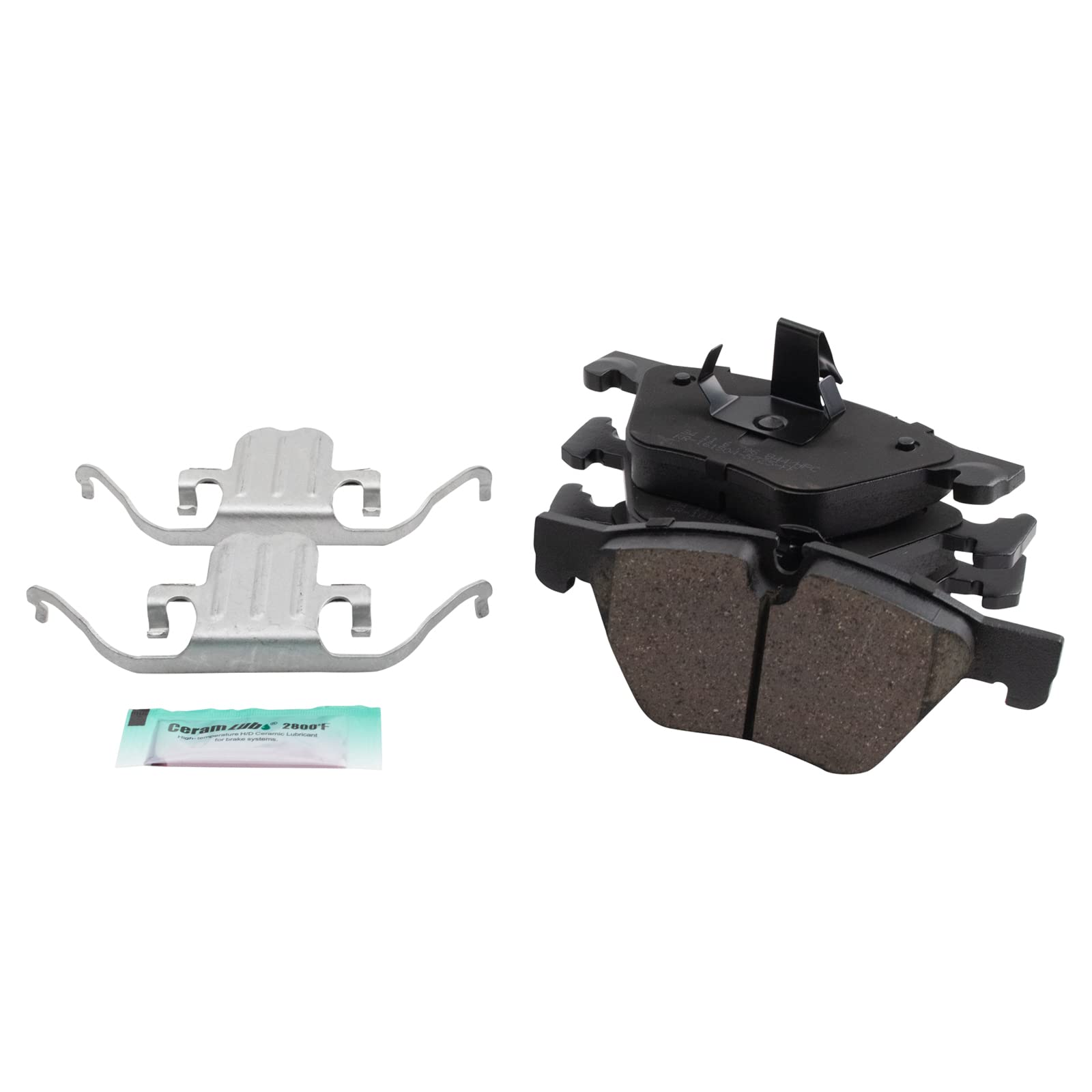 TRQ Front Brake Pads Ceramic Compatible with 2011-2016 BMW 528i