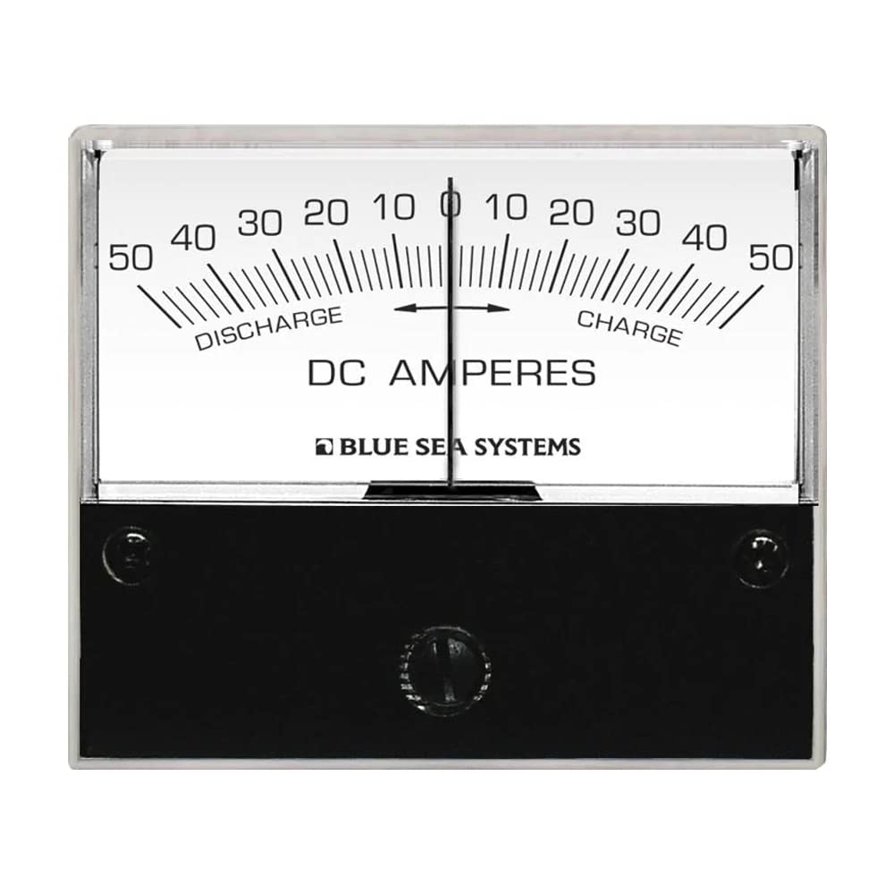 Blue Sea Systems 50-0-50A Dc Ammeter With Shunt