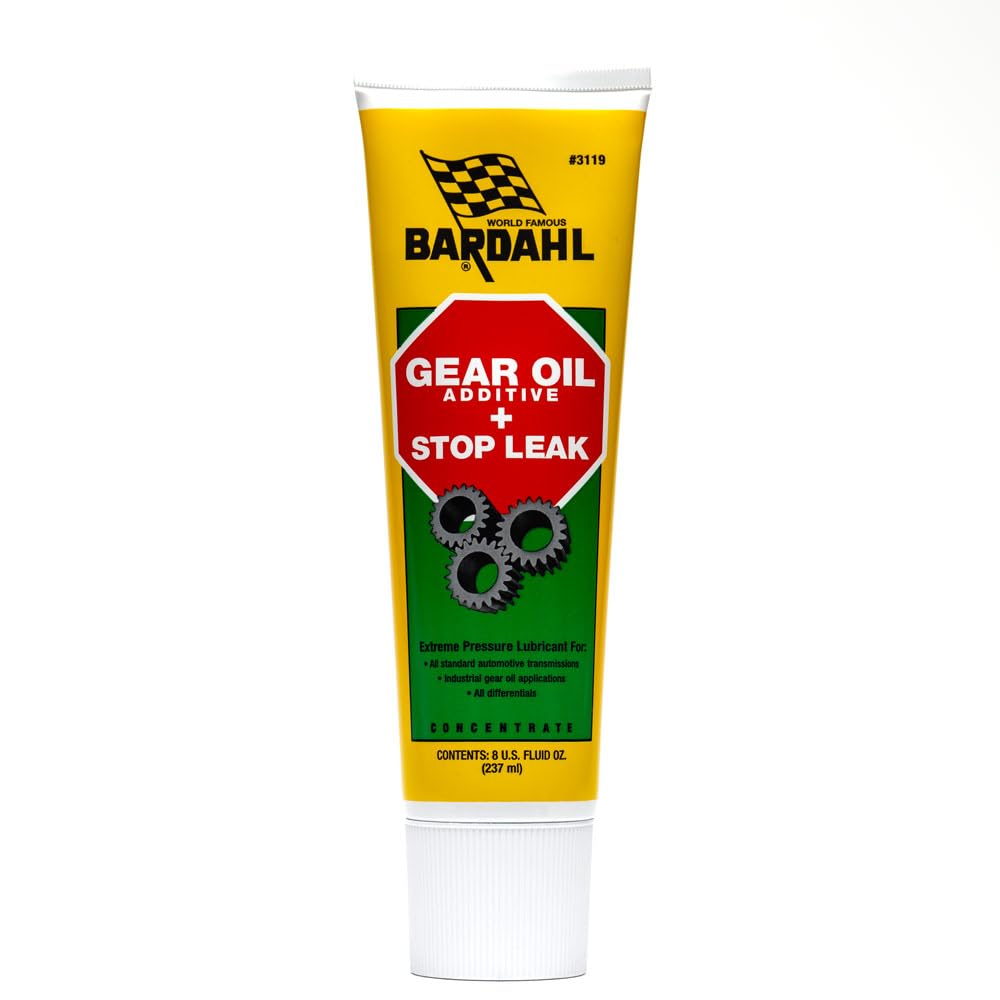 Bardahl 3119 Gear Oil Additive + StopLeak - Extreme Pressure Lubricant Extends Gear Life and Stops Leaks by Conditioning Seals -