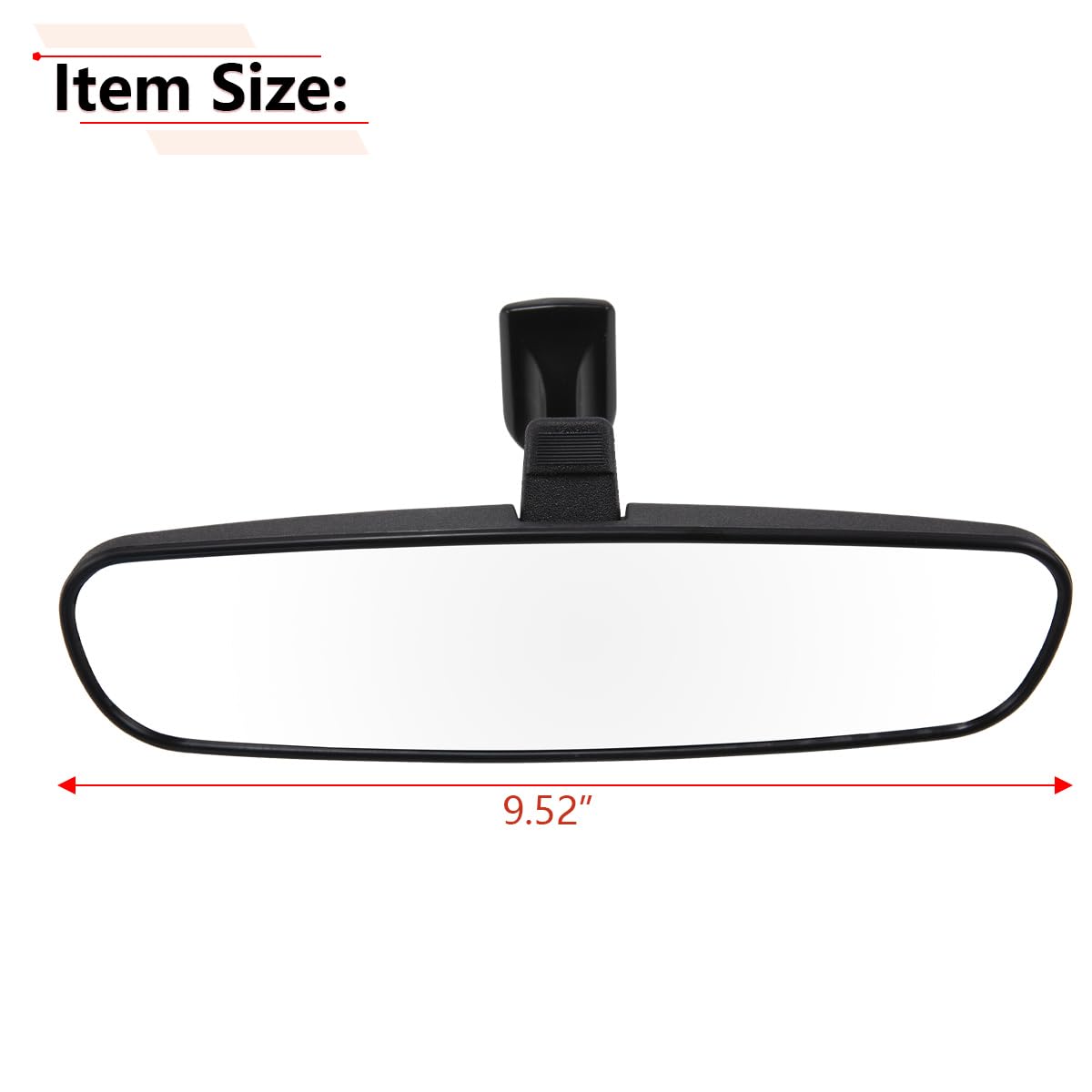 RLB-HILON Rear View Mirror Compatible With Honda Accord 1998-2013, for Honda Civic 2006-2011, for Odyssey 2000-2004, for Pilot 2
