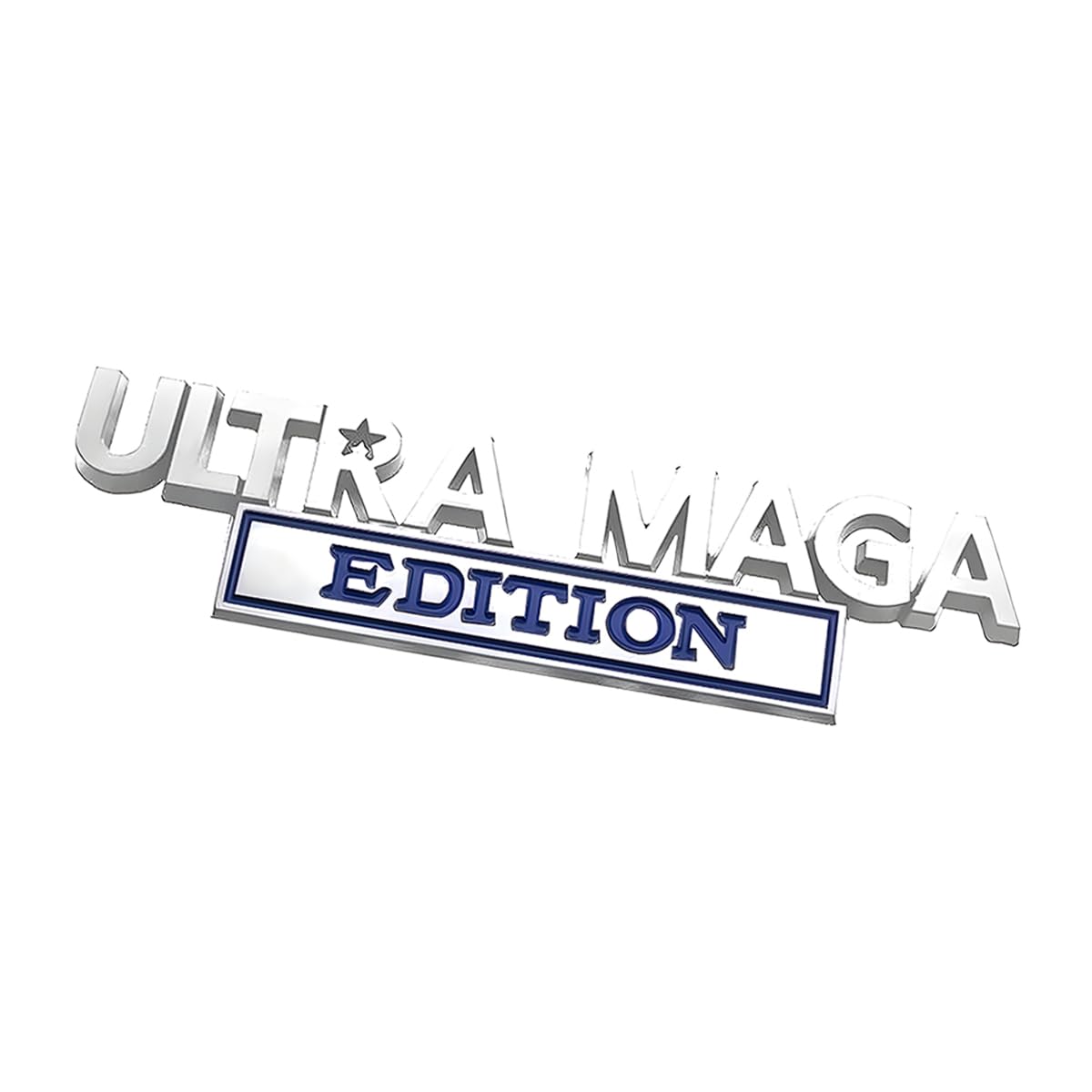 Aicel Ultra Maga Edition Emblems, 3D Raised Full Metal Car Decals, Classic Personality Labels Car Badges With Strong Adhesive, E