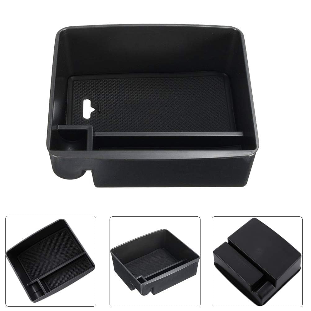 Autoxbert Armrest Storage Box Phone Holder Center Console Organizer Container Tray For Toyota Land Cruiser Prado Lc150 Fj150 Lex