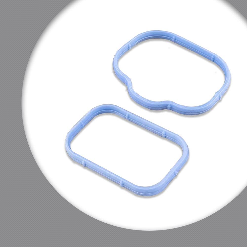 Intake Manifold Gaskets Lower & Upper Gasket Plenum Set, Intake Manifold Rubber Sealing Gasket Compatible With Dodge Chrysler Jeep, Replaces# 5184562Ac 5184331Ac