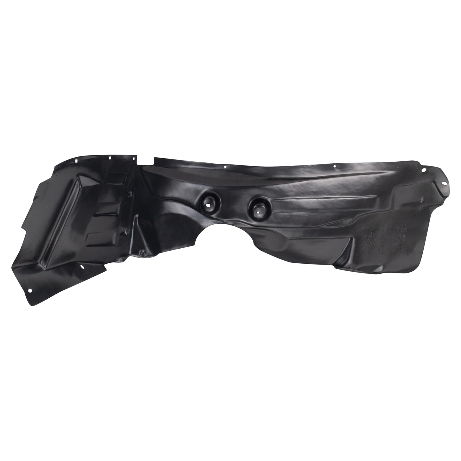 Trq Front Inner Fender Liner Set Compatible With 2009-2020 Dodge Journey Ch1248141 Ch1249141