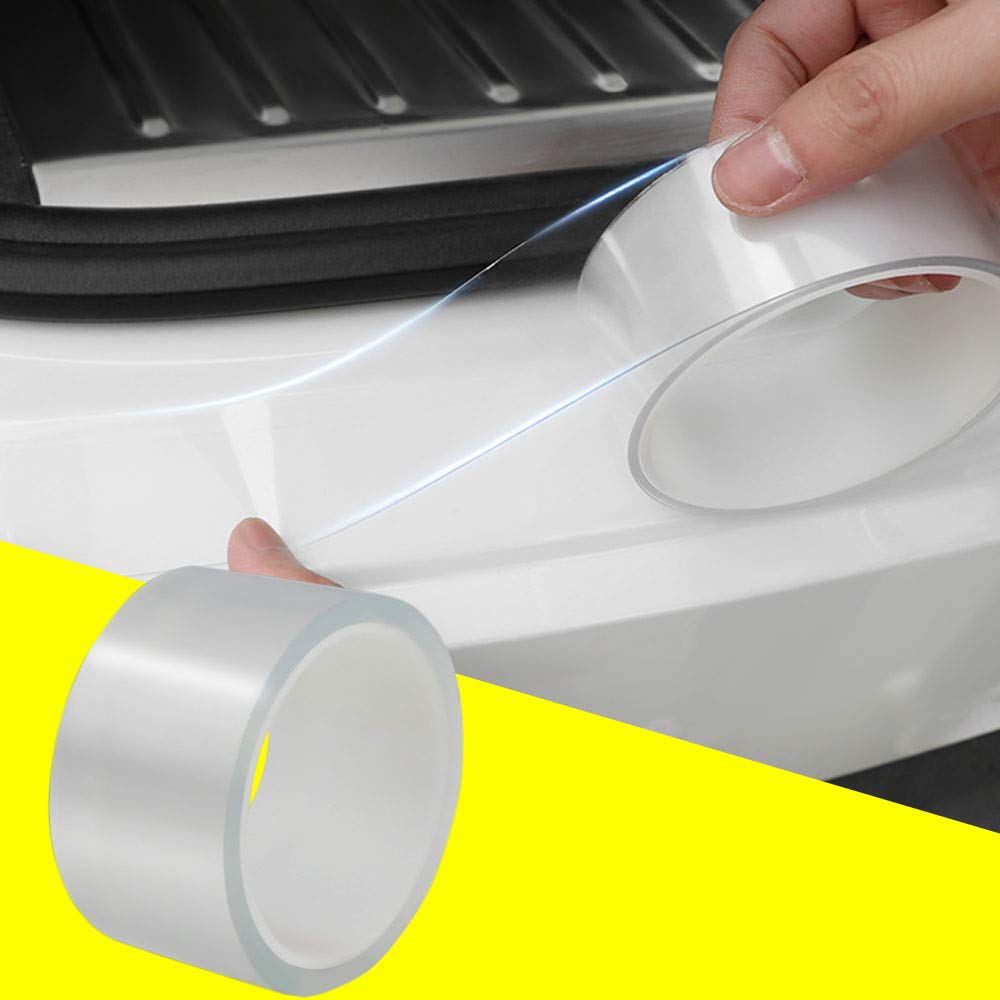 Qbuc Car Door Entry Guards Scratch Cover Protector Paint Threshold Guard,Door Sill Protector,Front Rear Door Entry Sill Guard Sc