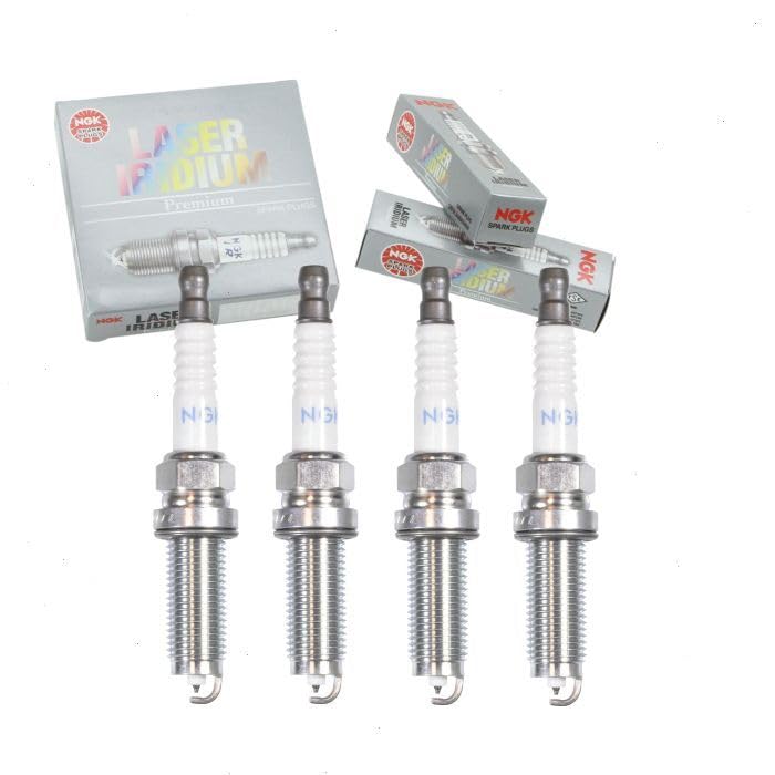 4 pc NGK Laser Iridium Spark Plugs compatible with Honda Civic 1.5L L4 2017-2020