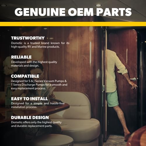 Dometic 385230980 Pump Bellow Kit White 9.09 X 5.39 X 4.09 Inches