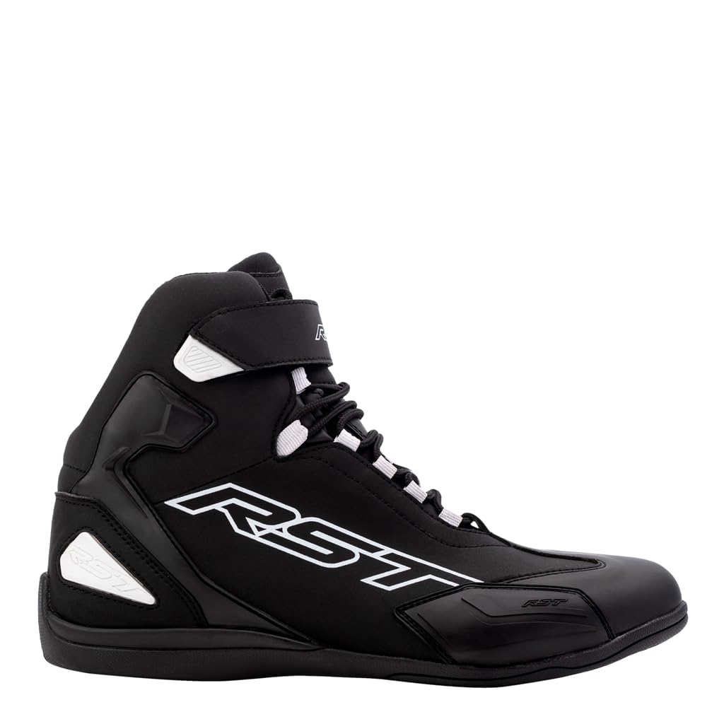 Rst Sabre Moto Shoe Ce Boot (Black/Black/White, Size 11.5)