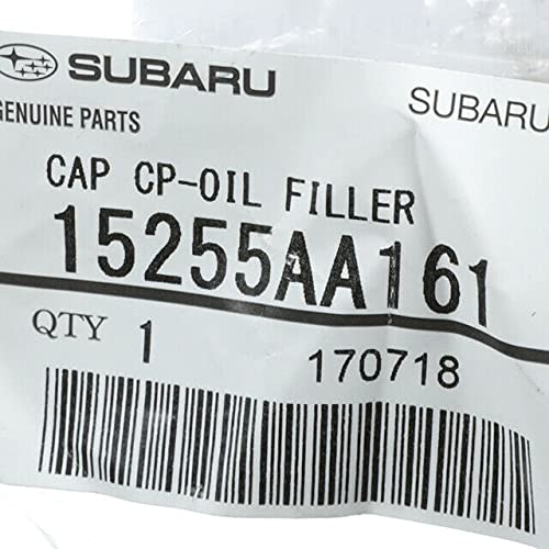 Subaru Genuine Oil Filler Cap- Brz Crosstrek Legacy Forester Impreza Outback Wrx - 15255Aa161 Genuine Oem