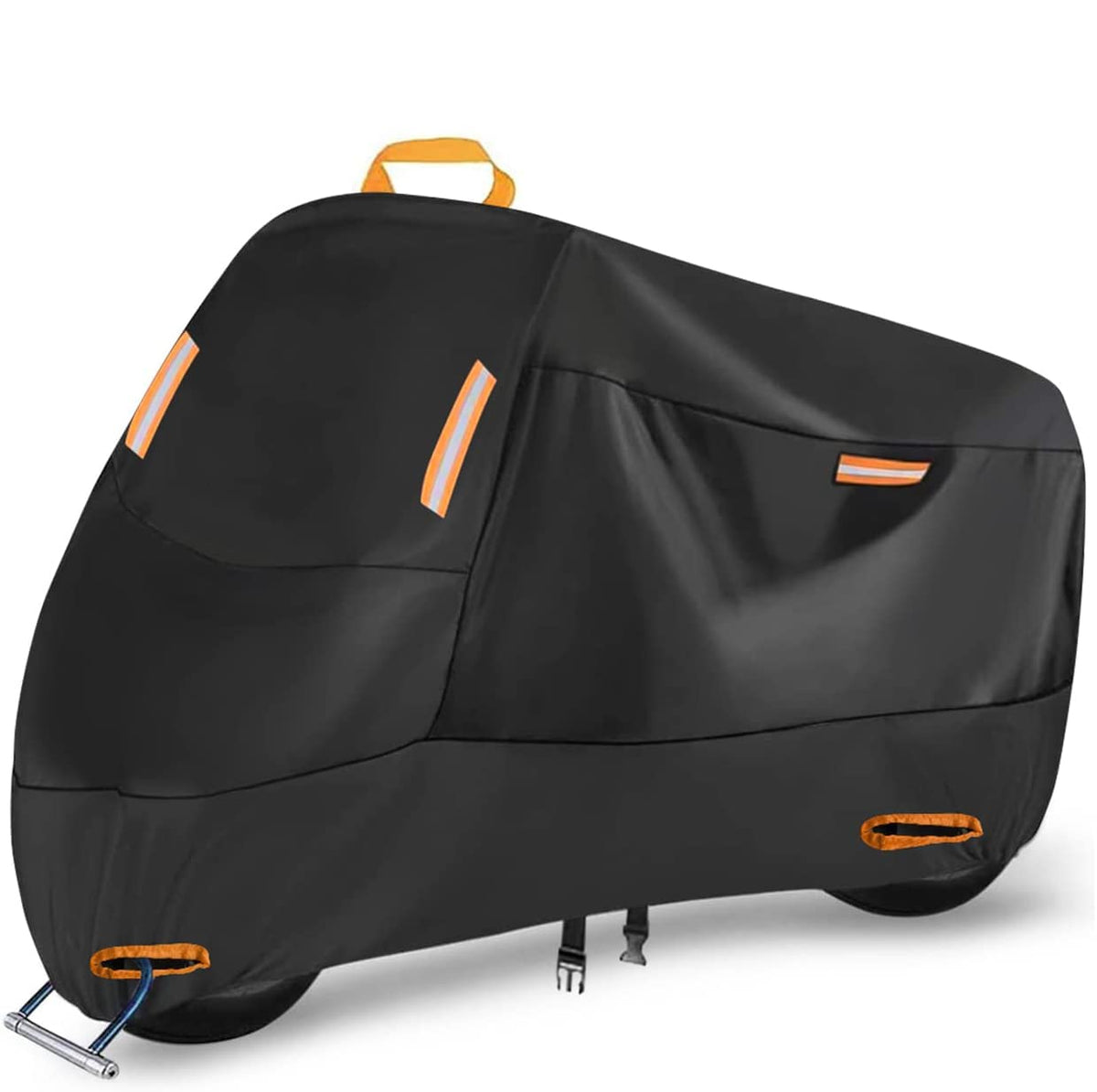 Motorcycle Cover Waterproof Outdoor For Touring Cruiser, Fits Up To 108'' Honda Vtx 1300 Shadow Goldwing Street Glide Road King