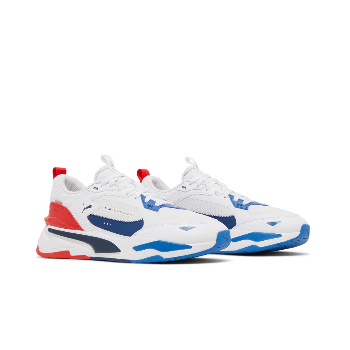 Puma Bmw M Motorsports Rs-Fast Puma White/Estate Blue/Fiery Red 11.5 D (M)
