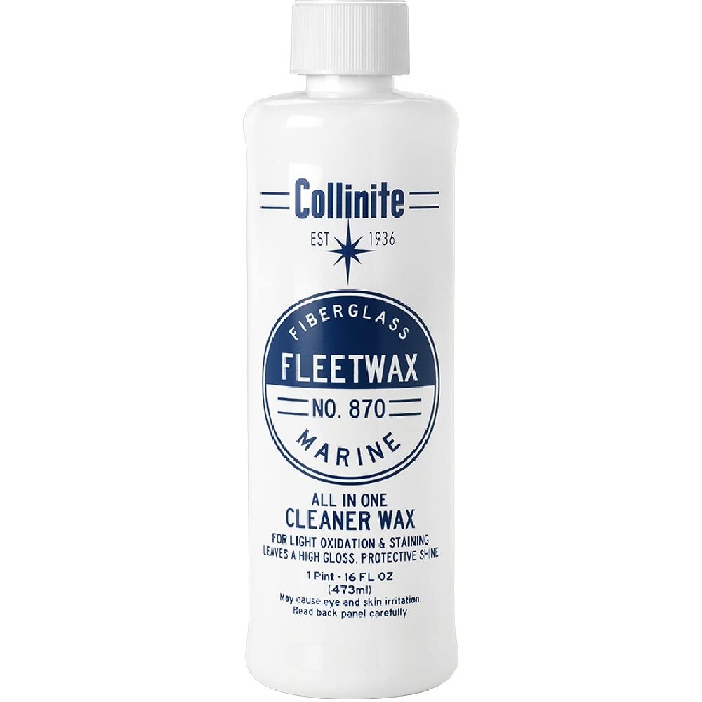 Collinite 870 All-In-One Cleaner Wax For Marine/Rv. Removes Oxidation + Restores Look + Provides High Gloss Shine In One Single