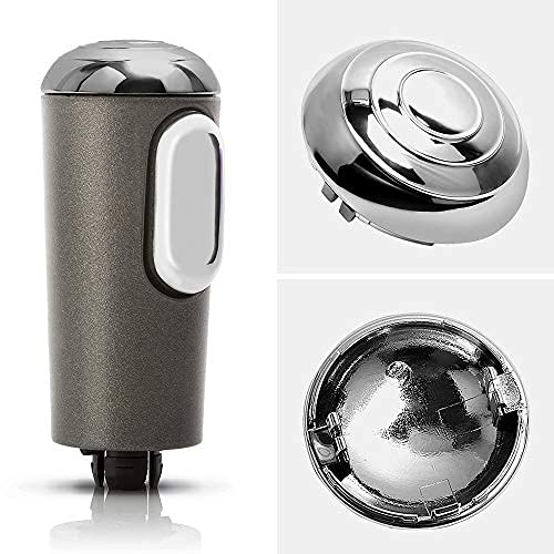 BASIKER Fit for Shifter Knob Chrome Cap with Stronger Clips Ford F-150 2004-2005 OEM 4L3Z-7213-BA Triple Chrome Plated Install i