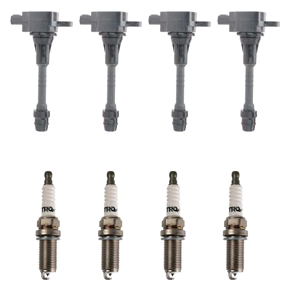 Trq Ignition Kit Ignition Coil Spark Plugs Compatible With 2002-2006 Nissan Sentra