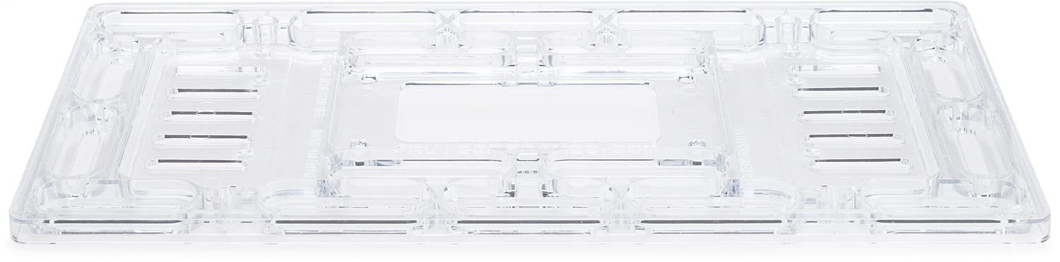 Cruiser Accessories 79000 Universal License Plate Mount License Plate Frame, Clear