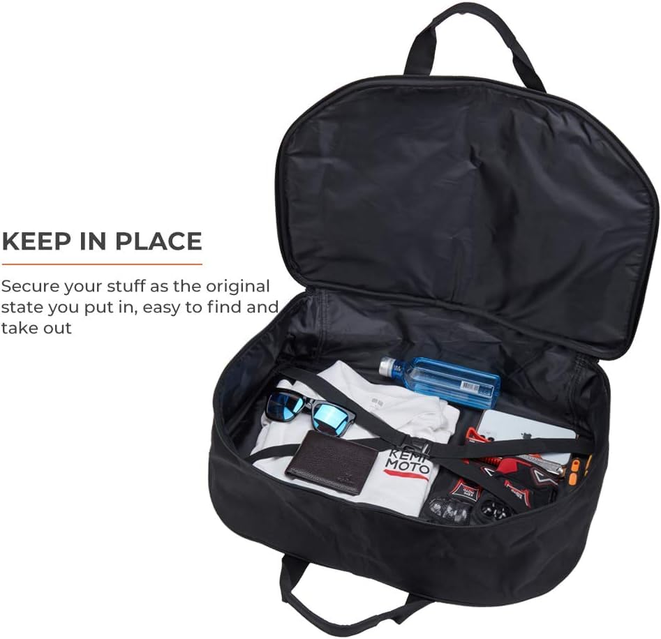 Kemimoto Tour Pack Organizer Travel-Paks Soft Liner Luggage Bag 26L Compatible With Street Glide Electra Glide Road Glide Road K