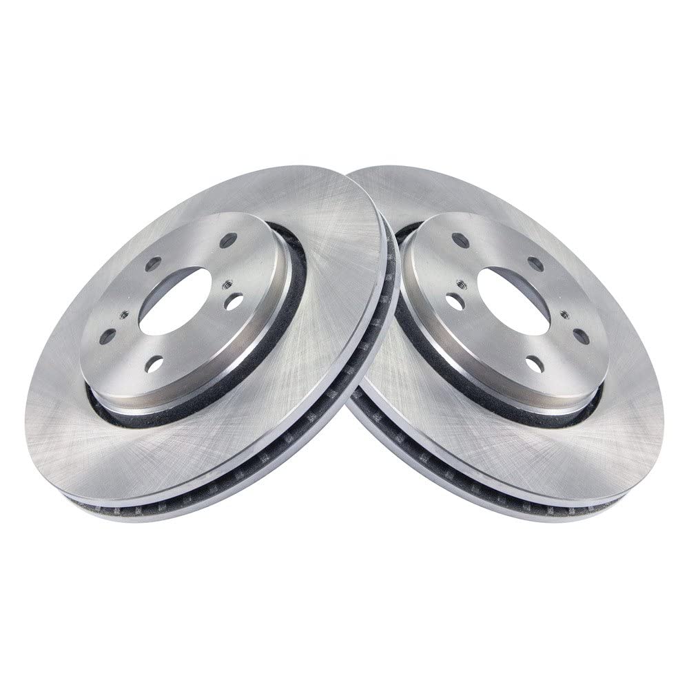 Trq Front Brake Rotors Set Vented Compatible With 2018-2022 Toyota C-Hr