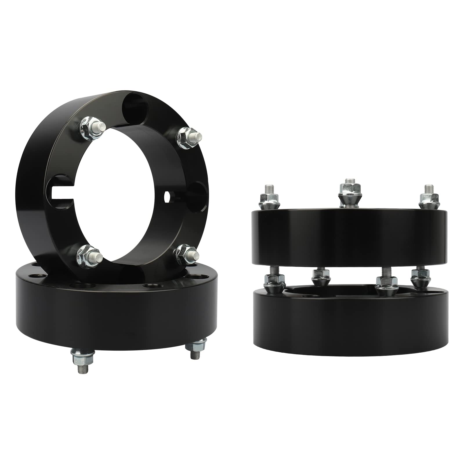 IRONTEK 4x156mm ATV Wheel Spacers 2''(50mm) Thickness with 3/8''-24 Studs 131mm Hub Bore Fit for Polaris Sportsman Ranger RZR 57