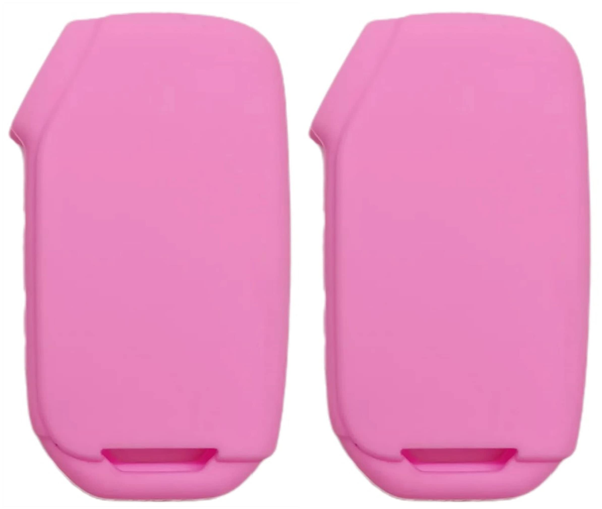 Reprotecting Silicone Rubber Key Fob Cover Compatible With 2022 2023 Kia Cadenza Forte Forte5 K5 Niro Rio Seltos Sorento Soul Sportage Stinger Telluride (Pink Pink)