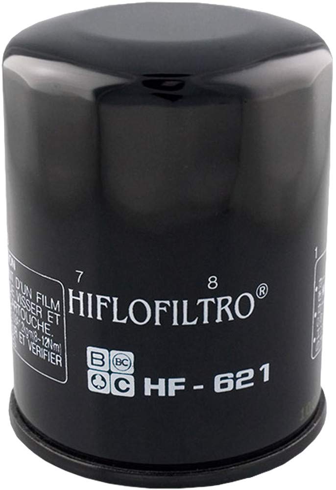 Hiflofiltro Hf621 Premium Oil Filter, Single