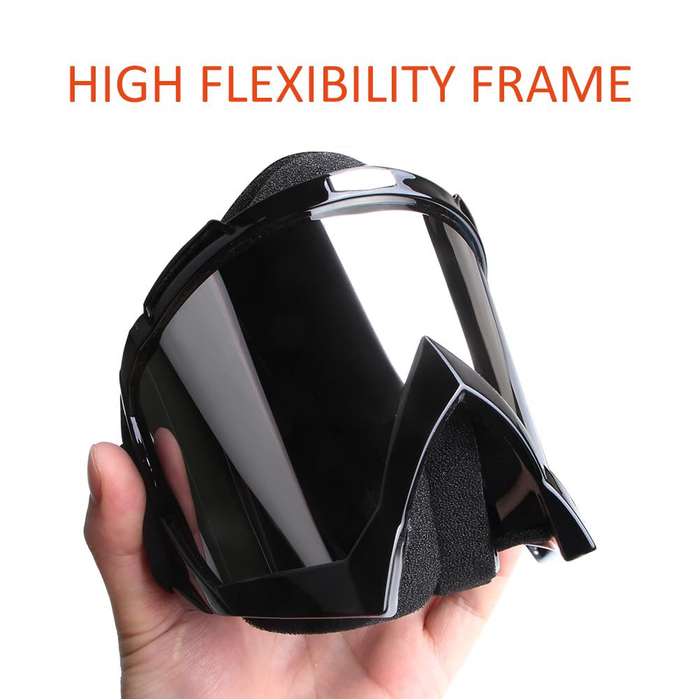 Xyop Atv Goggles 2-Pack - Motorcycle Motocross Off-Road Goggles For Adult Youth Kids - Grey Lens