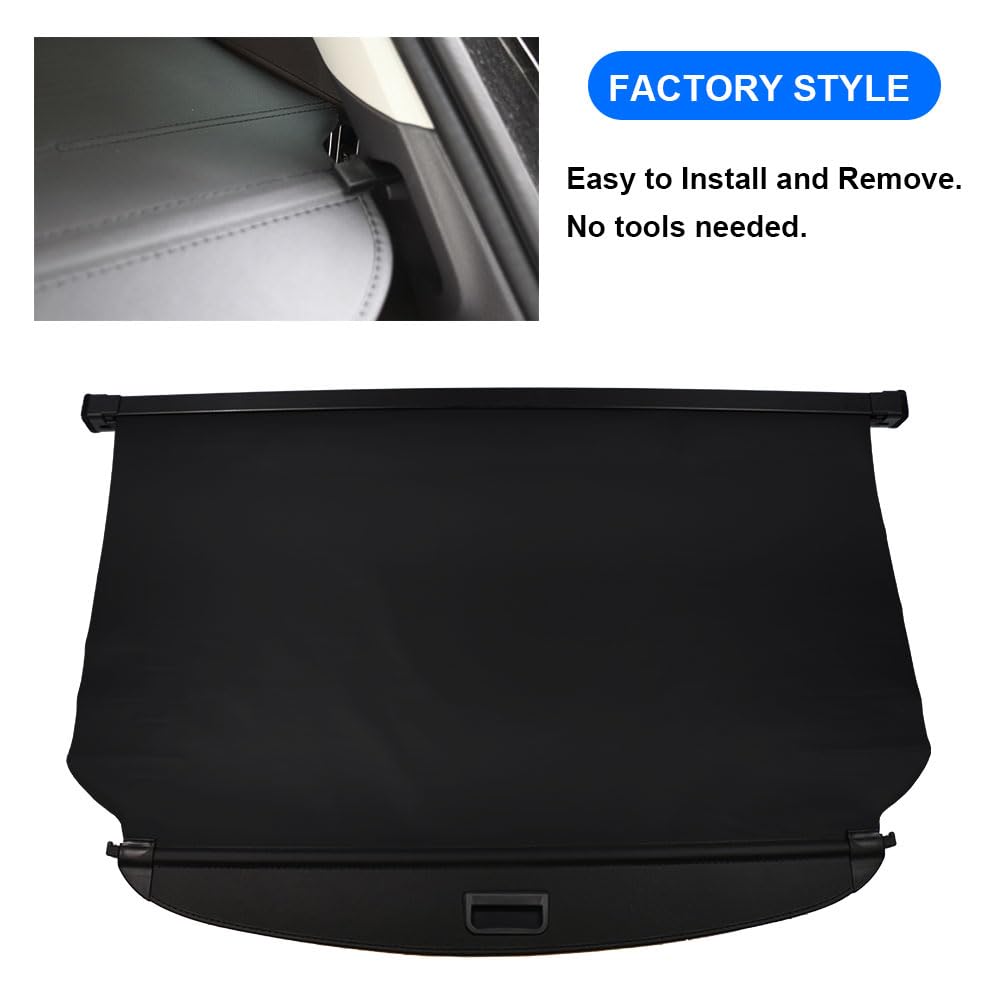 Boparauto Cargo Cover For Kia Sorento Accessories 2021 2022 2023 2024 Trunk Shade Cargo Cover