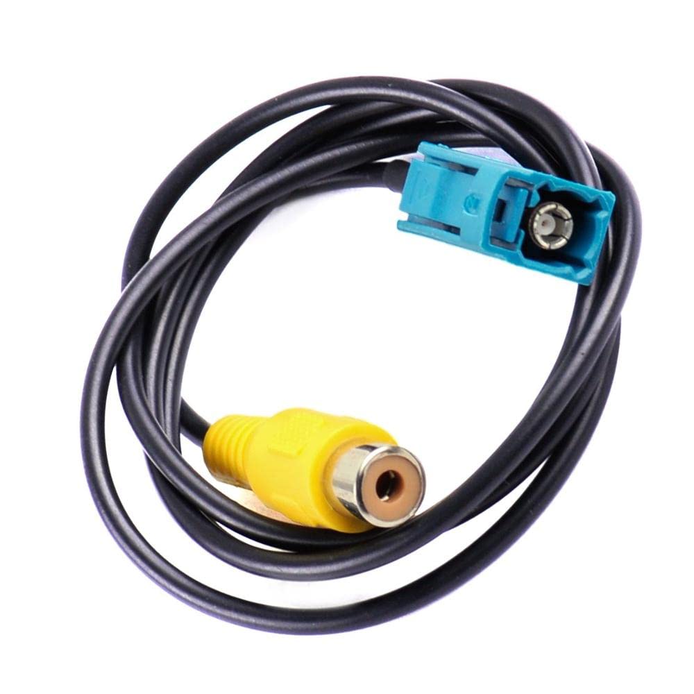 Thecoolcube Reverse Camera Adapter Fakra To Rca Reversing Parking Cable Compatible With Benz A/B/C/Cl/Clc/Cls/E/Gl/M/R/Sl/Slk/Sl