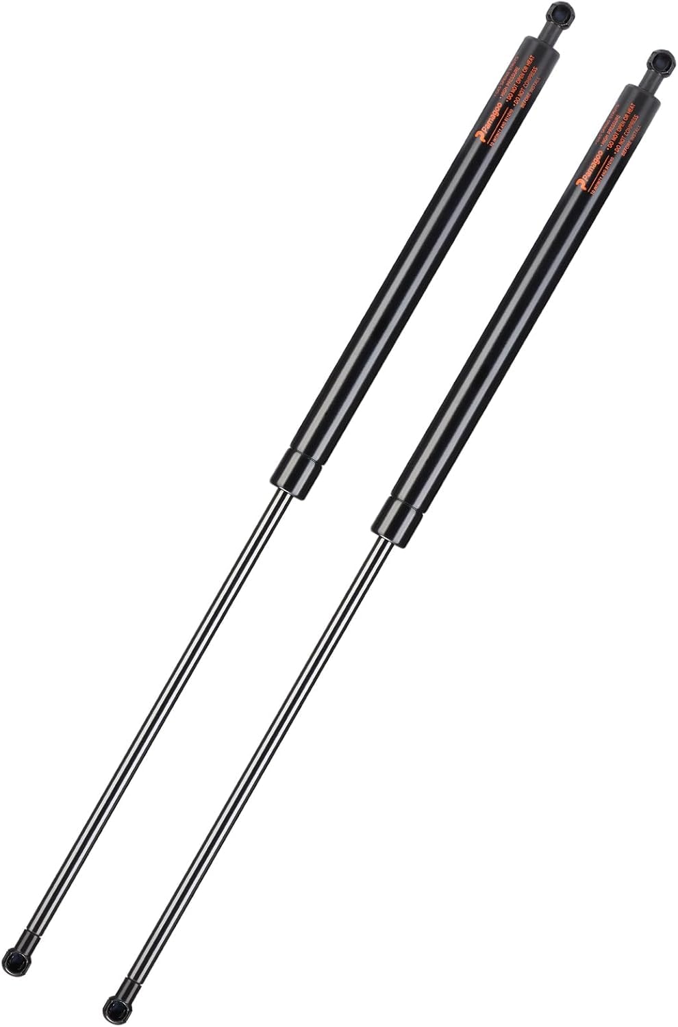 St270M80 27 Inch Gas Strut 80 Lbs 400 N Per Shock, 27'' Gas Spring Prop Lift For Trailer Hatch Door Truck Undercover Tonneau Cov