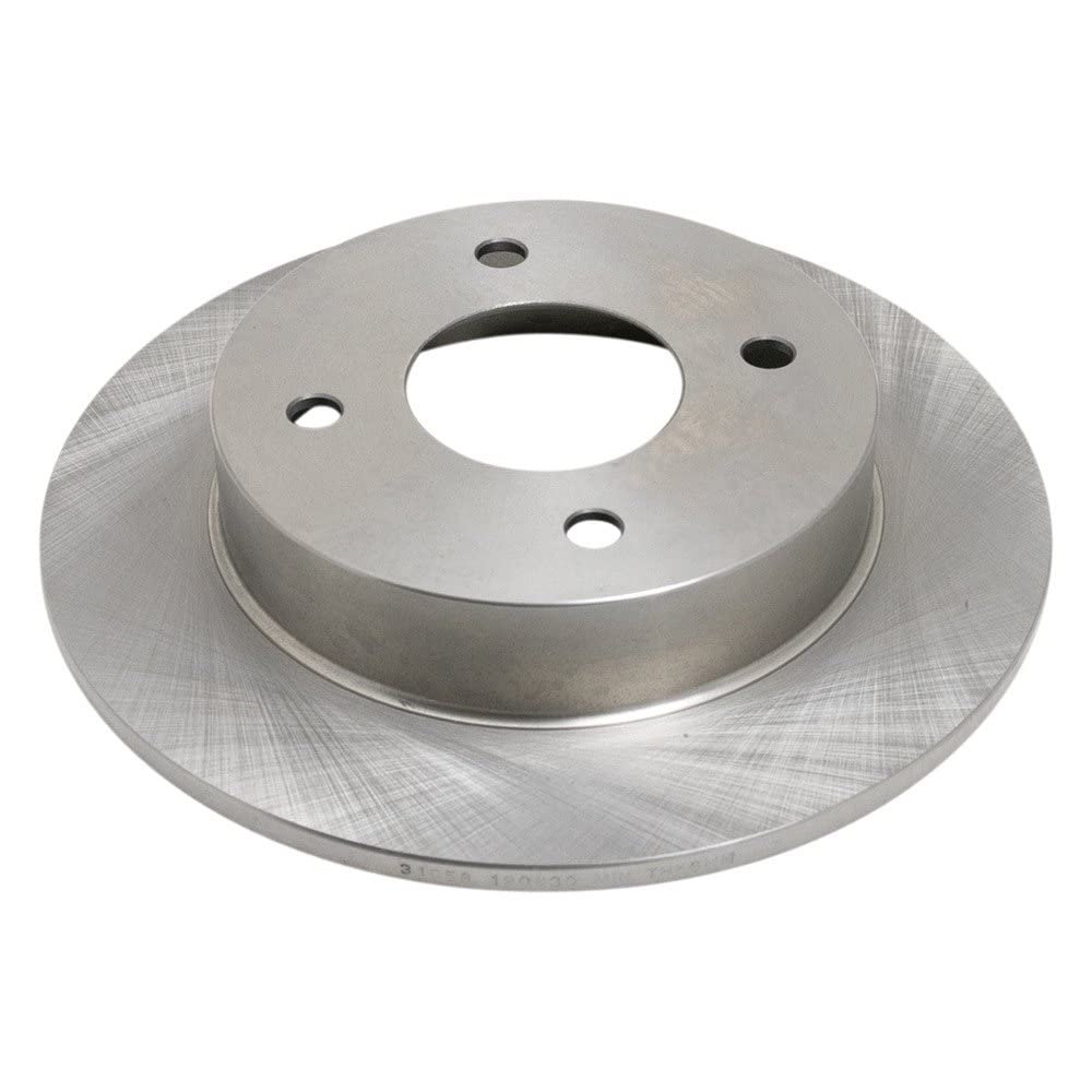 Trq Rear Brake Rotors Set Solid Compatible With 1991-2002 Infiniti G20 1993-2001 Nissan Altima 2000-2006 Sentra