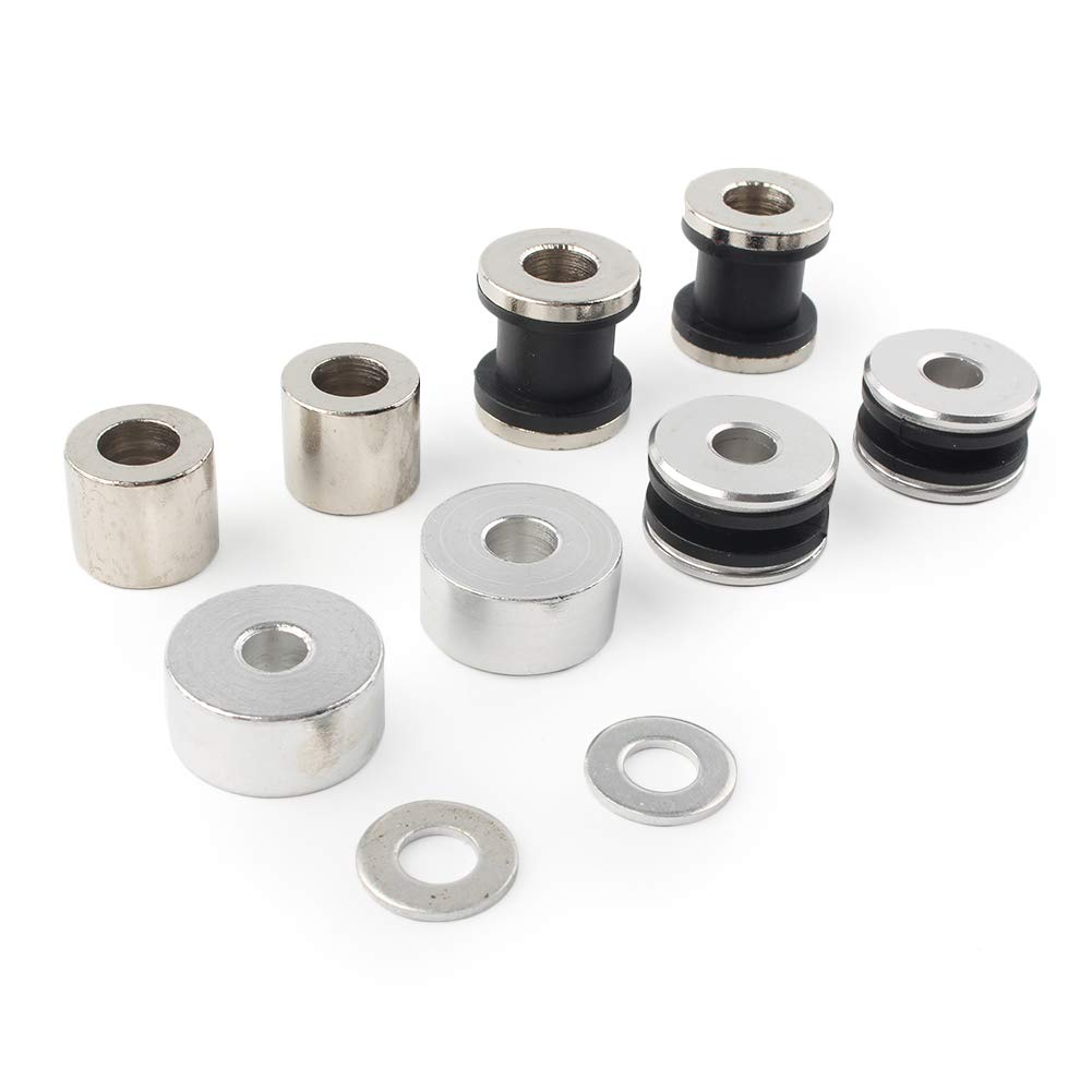 Newsmarts Detachable Sissy Bar Backrest Docking Hardware Kit Fit For Harley Touring Road King Road Glide Electra Glide 1997 1998