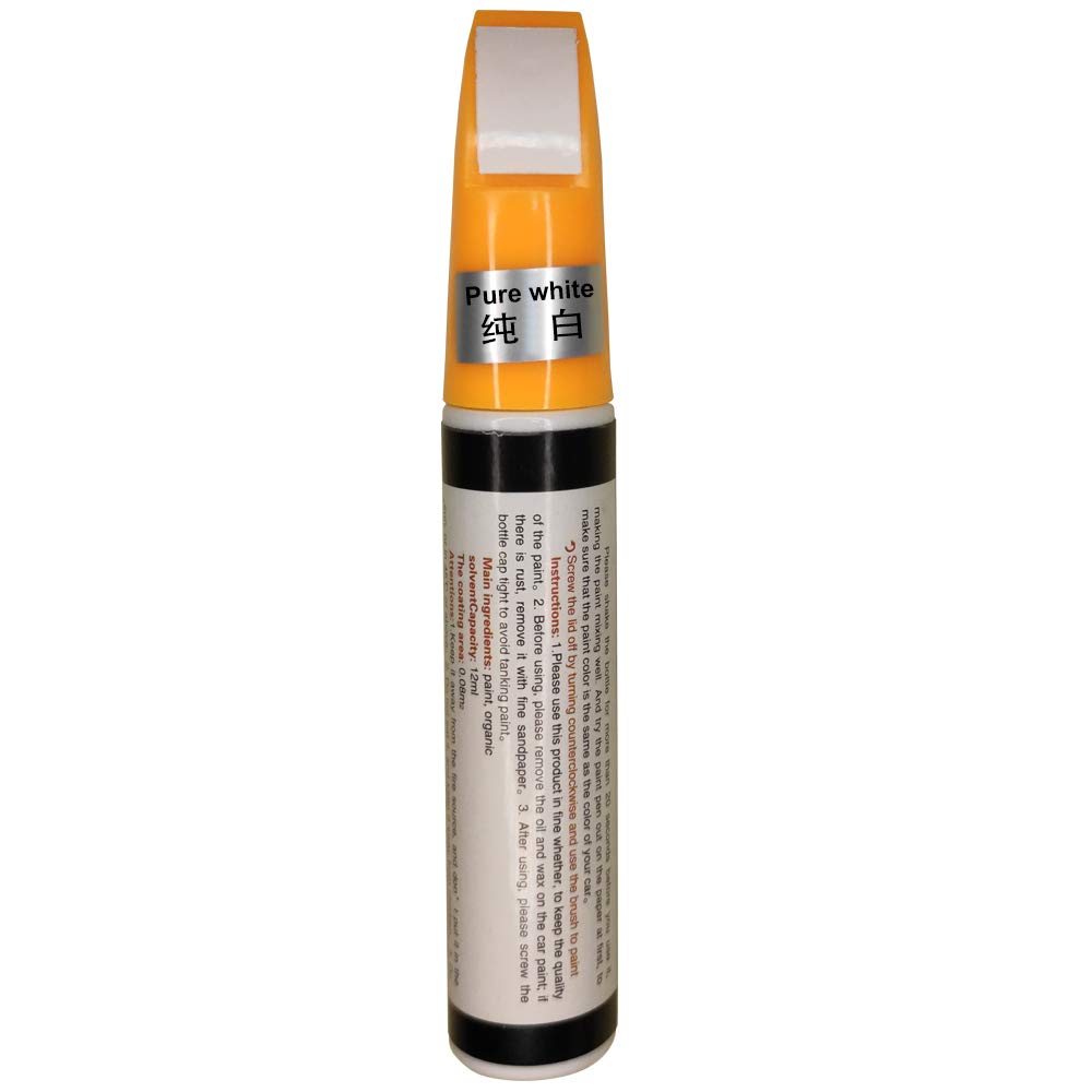 Songven Car Scratch Repair Pen White Car Touch Up Paint Auto Scratch Repair Kit Scratch Repair Pen For Vehicles Spray 12 Cms