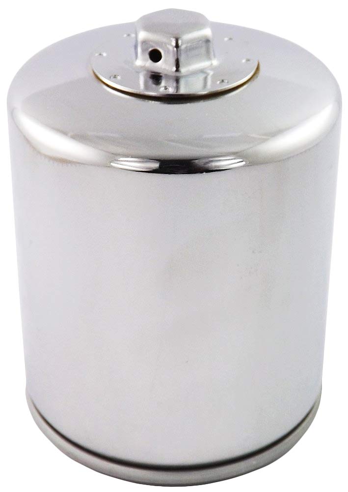 Hiflofiltro Hf170Crc-4 Chrome Rc High Performance Premium Oil Filter, 4-Pack