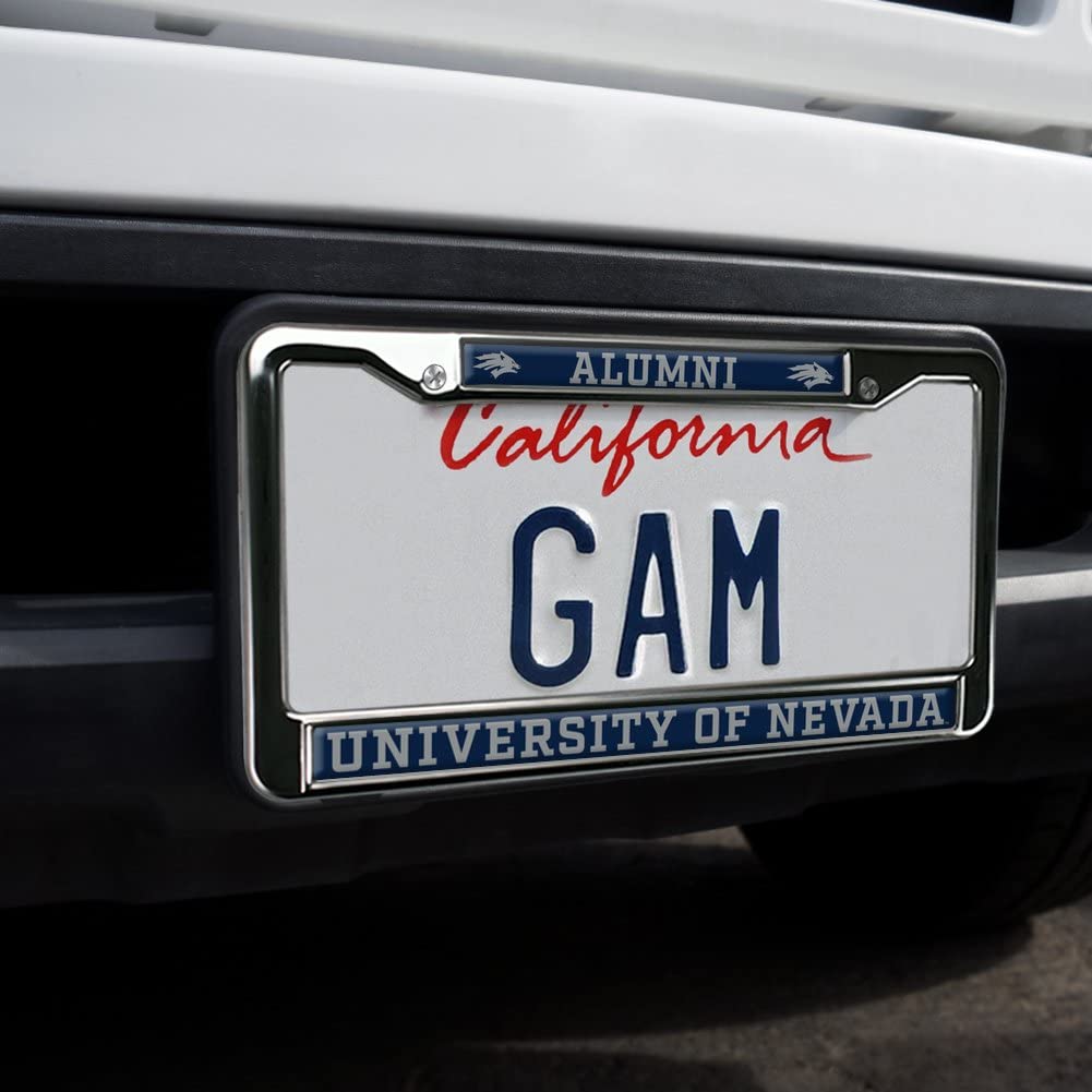 University of Nevada, Reno Alumni Logo Full Size Standard License Plate Metal Frame